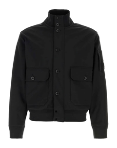 Приталенный пиджак на пуговицах, черный C.p. company