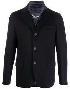 Многослойный пиджак, синий Herno