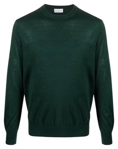 Шерстяной джемпер с круглым вырезом, зеленый Ballantyne