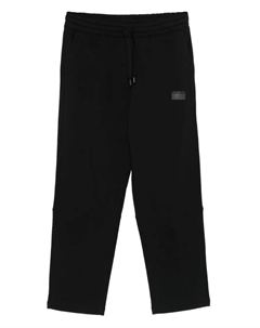 Спортивные брюки на шнурке с принтом логотипа, черный Hugo