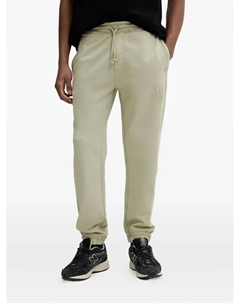 Трикотажные брюки с вышитым логотипом, зеленый Hugo