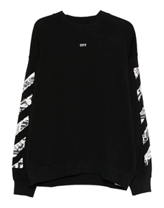 Свитшот с принтом в виде стрелы, черный Off-white