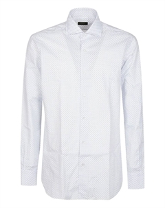 Хлопковая рубашка с длинными рукавами, белый Barba