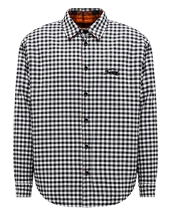 Рубашка в клетку с возможностью двусторонней носки, белый Msgm