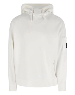 Худи-свитер с логотипом, белый C.p. company