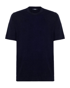 Футболка из шелкового микса, синий Alpha industries