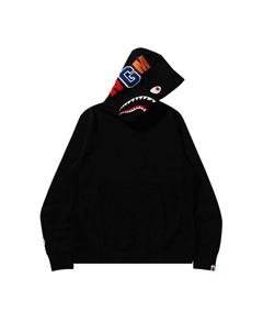 Худи Shark Pullover Hoodie, Black Bape