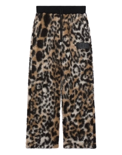 Брюки с кулиской и леопардовым принтом, коричневый Gcds