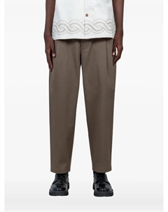 Хлопковые брюки с защипами, серый Sunflower