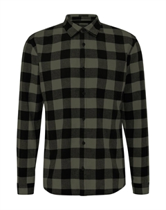 Рубашка на пуговицах классического кроя, Green Qs