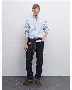 Рубашка Оксфорд классического кроя, Sky Blue Massimo dutti