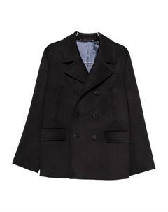 Шерстяной двубортный пиджак, черный Paul smith