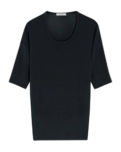 Футболка в рубчик, черный Lemaire