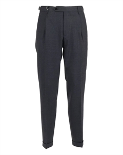 Брюки со складками спереди, серый Berwich