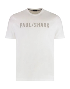 Футболка с принтом логотипа, белый Paul & shark