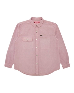 Рубашка Washed Corduroy Shirt, Dusty Pink Supreme