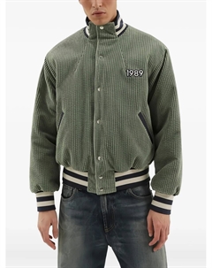 Бомбер из вельвета с вышивкой, зеленый 1988 studio