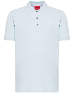 Рубашка поло с логотипом, синий Hugo