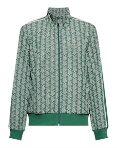 Толстовка Paris на молнии, зеленый Lacoste