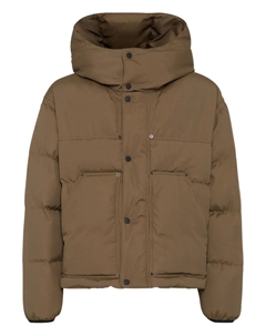 Пуховик с капюшоном в утилитарном стиле Icon New Generation, коричневый Dsquared2