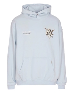 Худи из хлопка с принтом "Ангел", синий Represent