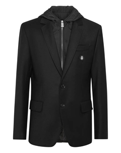 Пиджак с капюшоном, черный Billionaire