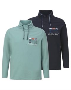 Толстовка Larsvik, Light blue/Dark blue Jan vanderstorm