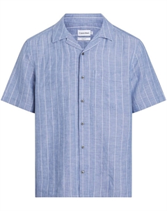 Рубашка на пуговицах классического кроя, Blue Calvin klein