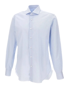 Полосатая рубашка с длинными рукавами, синий Barba