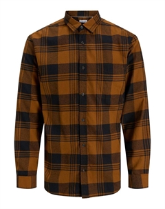 Рубашка на пуговицах классического кроя , Brown/Cognac Jack & jones