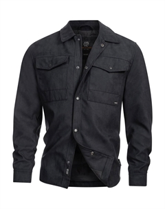 Рубашка на пуговицах классического кроя INFinny, Black Indicode jeans