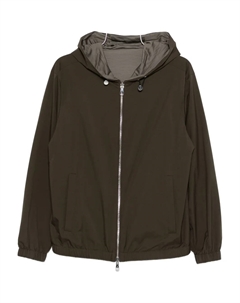 Куртка с капюшоном на молнии, зеленый Montecore