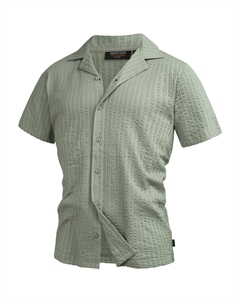 Рубашка на пуговицах классического кроя Crepe, Mint Indicode jeans