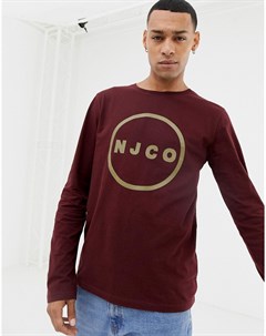 Лонгслив сливового цвета с логотипом Co Orvar Nudie jeans