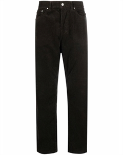 Вельветовые брюки прямого кроя, коричневый Carhartt wip