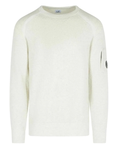 Свитер с нашивкой-логотипом, белый C.p. company