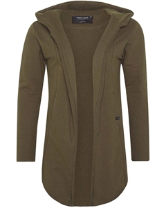 Худи с капюшоном на молнии Brekstad, Olive Indicode jeans