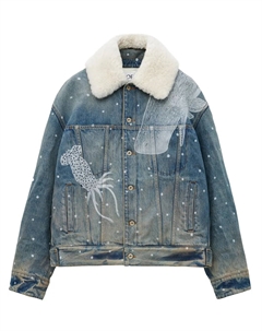 Джинсовая куртка X Suna Fujita, синий Loewe