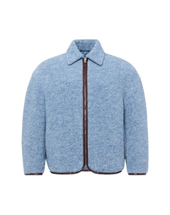 Куртка Contrast Trim Casual Jacket, Blue Melange Jw anderson