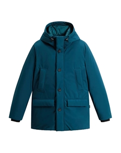Куртка на пуговицах с капюшоном, синий Woolrich