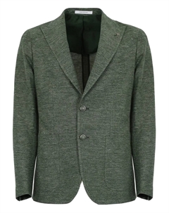 Однобортный пиджак, зеленый Tagliatore