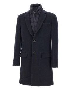 Однобортное шерстяное пальто, синий Mackage