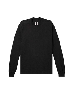 Футболка Short Crewneck Long-Sleeve T-Shirt, Black Rick owens