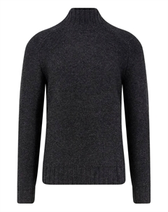 Вязаный свитер в рубчик, серый Alpha industries