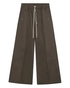 Брюки с кулиской и складками, зеленый Rick owens