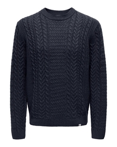 Свитер  FLETCHER, Blue/Dark blue Only & sons