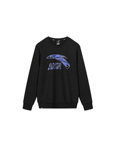 Анта свитшот мужской черно-фиолетовый Anta