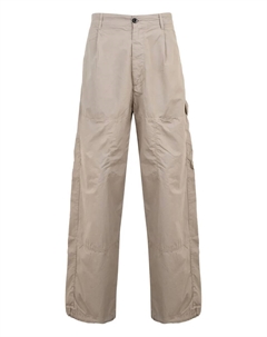 Прямые брюки карго со складками, серый C.p. company