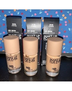 Тональная основа Make Up Forever Hd Skin Undetectable Stay True — выбор оттенка Make up for ever