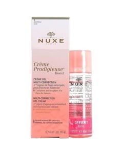 Crёme Prodigieuse Boost Мультикорректирующий гель-крем 40мл с успокаивающей мицеллярной водой «Очень розовая» 3в1 40мл Nuxe